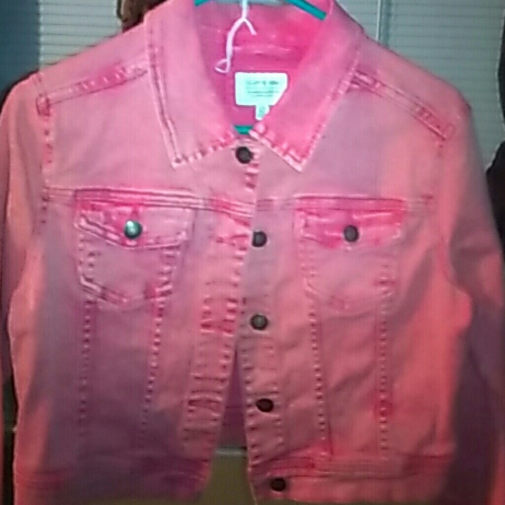 Pink jean jacket - Picture 3 of 3